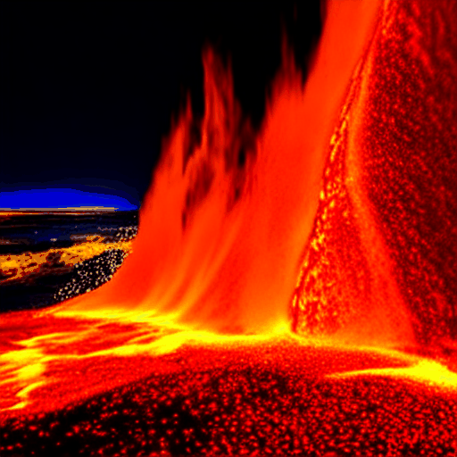 lava flow lightning