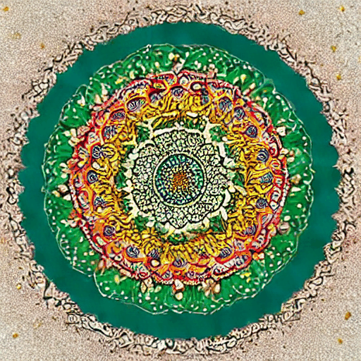 sacred mandala — 25 steps